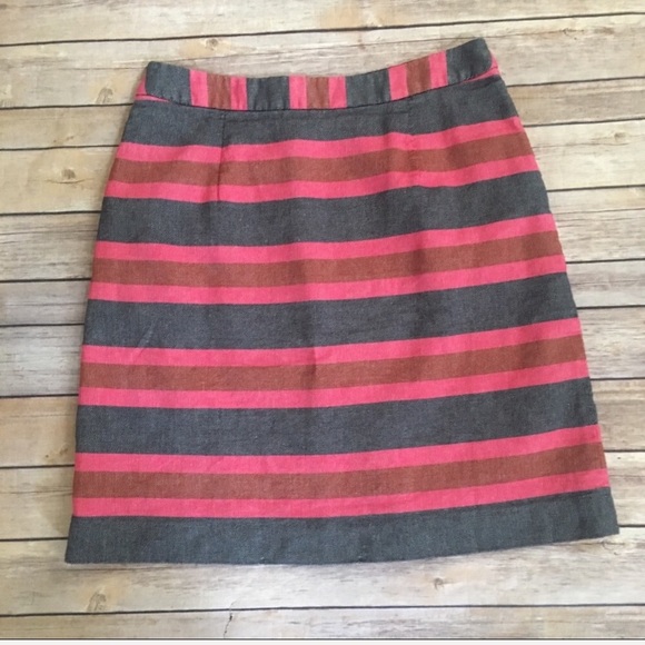 BODEN linen blend single pleat skirt - Picture 2 of 7
